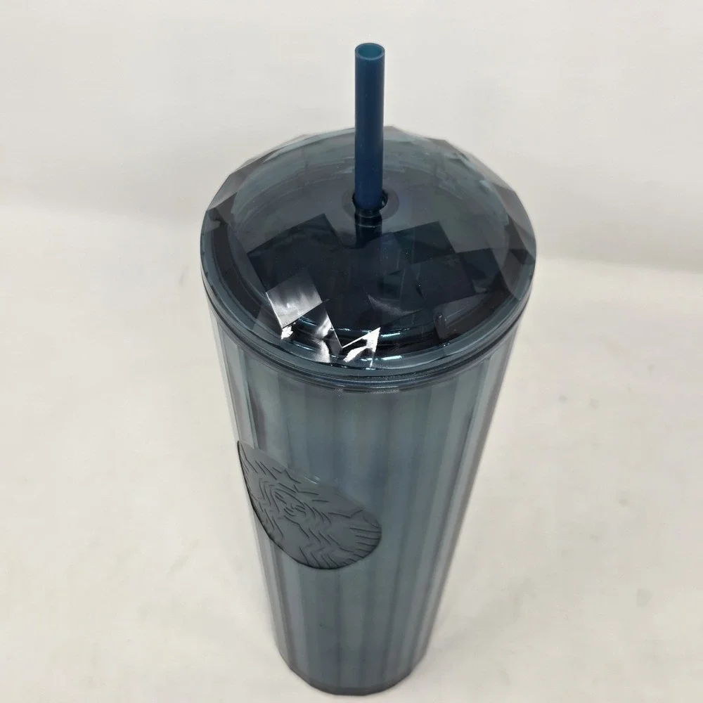 NEW STARBUCKS Ocean Kaleidoscope Dome‎ Cold Drink Venti Tumbler Straw 24oz 2022